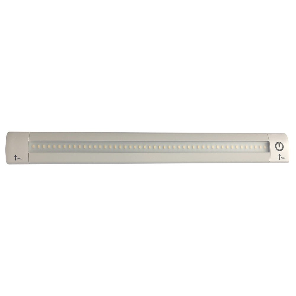 Lunasea 12" Adjustable Linear LED Light w/Built-In Touch Dimmer Switch - Cool White [LLB-32KC-01-00] - Houseboatparts.com