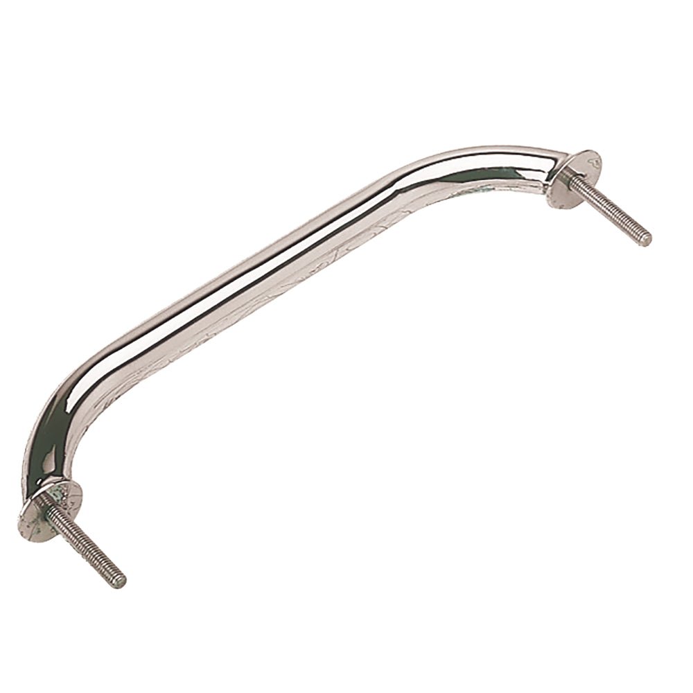 Sea-Dog Stainless Steel Stud Mount Flanged Hand Rail w/Mounting Flange - 10" [254209-1] - Houseboatparts.com