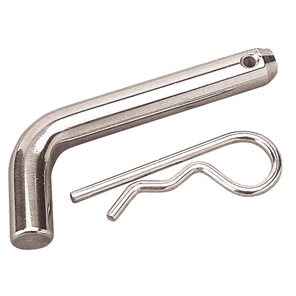 Sea-Dog Zinc Plated Steel Receiver Pin w/Clip [751062-1] - Houseboatparts.com