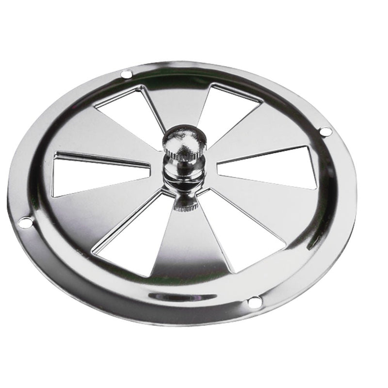 Sea-Dog Stainless Steel Butterfly Vent - Center Knob - 4" [331440-1] - Houseboatparts.com