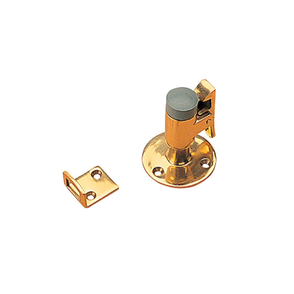 Sea-Dog Door Stop Catch - Brass - 2" [222712-1] - Houseboatparts.com