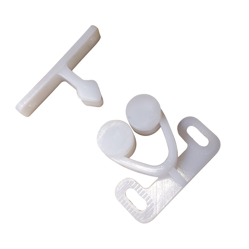 Sea-Dog Twin Roller Door Catch - White [227141-1] - Houseboatparts.com