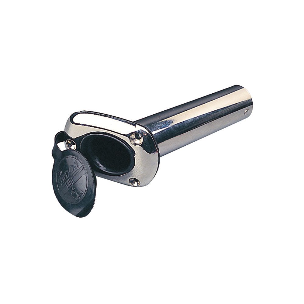 Sea-Dog Cast Stainless Steel Flush Mount Rod Holder w/Cap - 30 [325235-1] - Houseboatparts.com