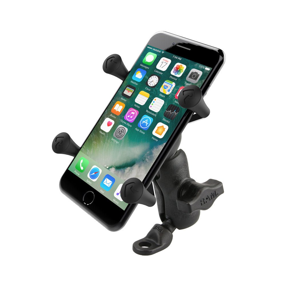 RAM MOUNT X-Grip Phone Mount w/9mm Angled Bolt Head Adapter [RAP-B-272-A-UN7U] - Houseboatparts.com