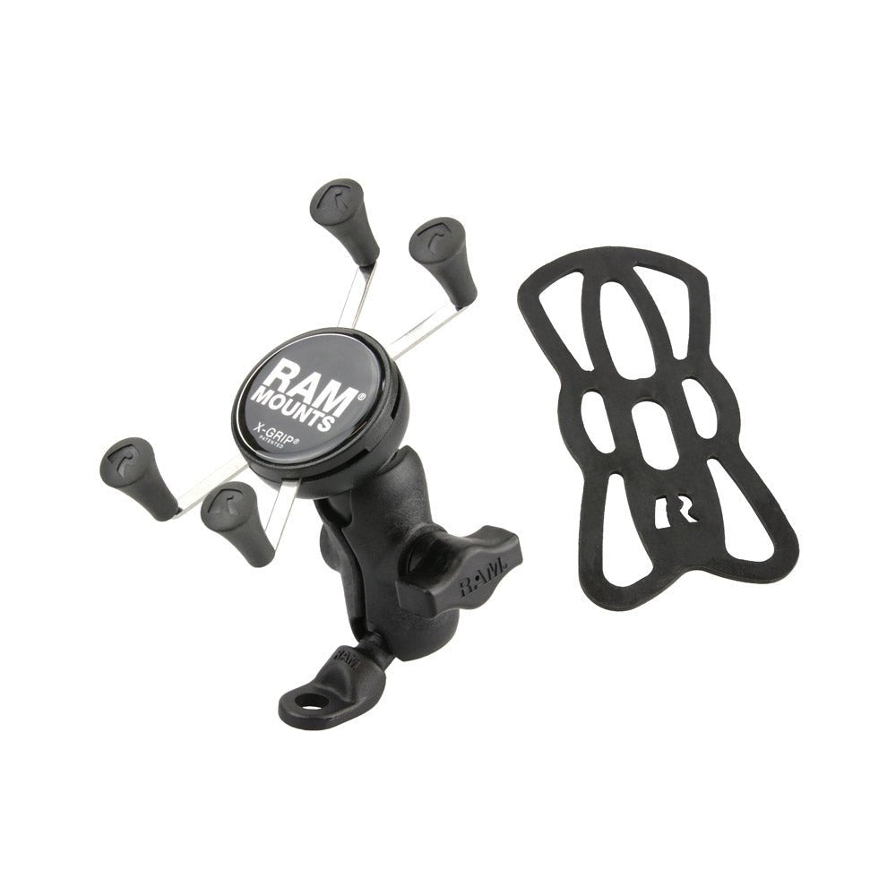 RAM MOUNT X-Grip Phone Mount w/9mm Angled Bolt Head Adapter [RAP-B-272-A-UN7U] - Houseboatparts.com