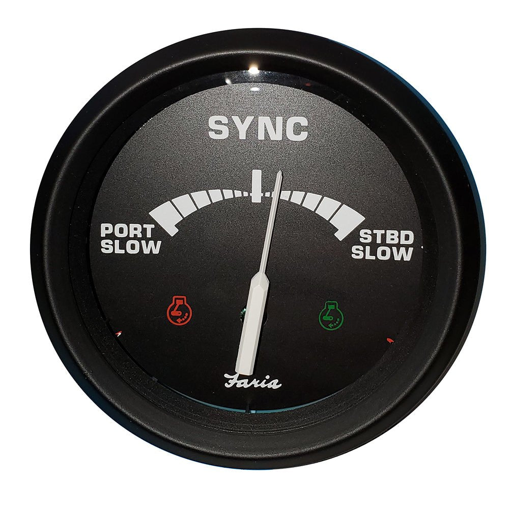 Faria 4" Gauge Engine Synchronizer f/Dual Engines Gas Diesel [32807] - Houseboatparts.com