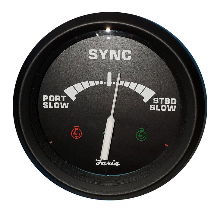 Faria 4" Gauge Engine Synchronizer f/Dual Engines Gas Diesel [32807] - Houseboatparts.com