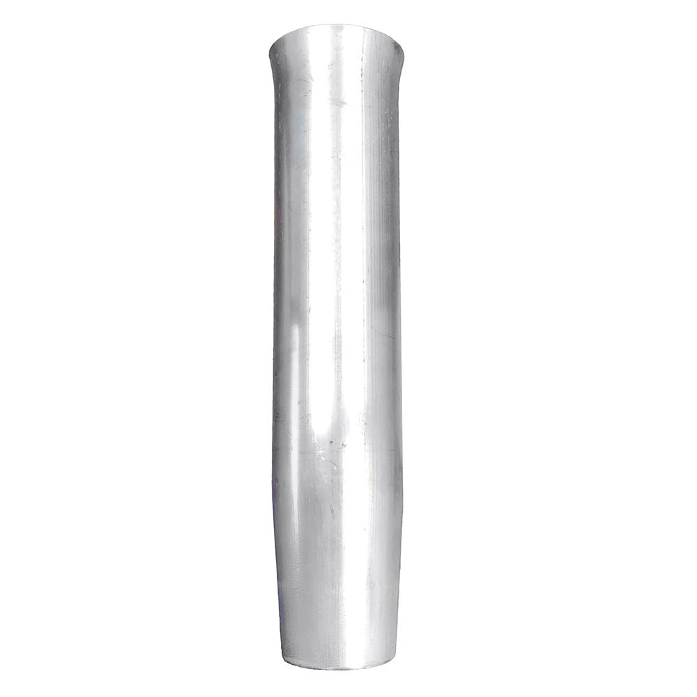 Tigress Weld On Aluminum Flared Rod Holder w/o Blade Mill Finished 10" [66414] - Houseboatparts.com