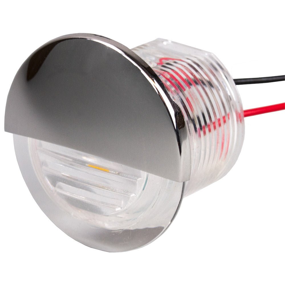 Sea-Dog Round LED Flush Mount Courtesy Light - White [401270-1] - Houseboatparts.com