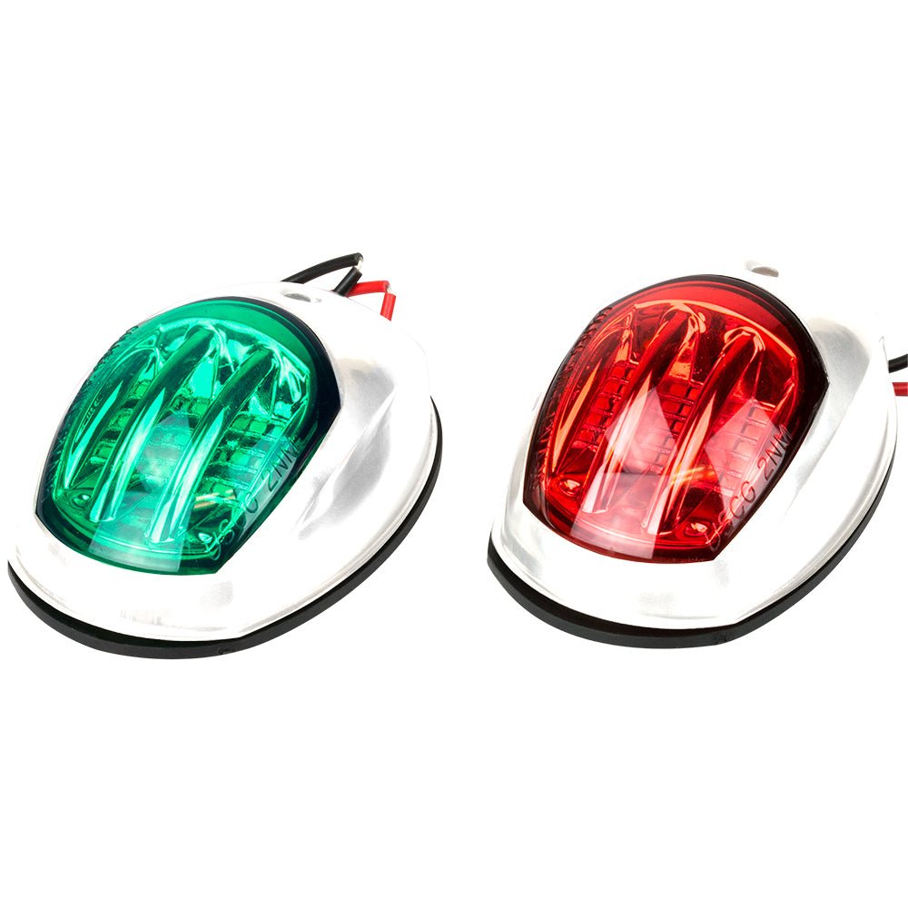 Sea-Dog White LED Navigation Lights - Port Starboard [400071-1] - Houseboatparts.com