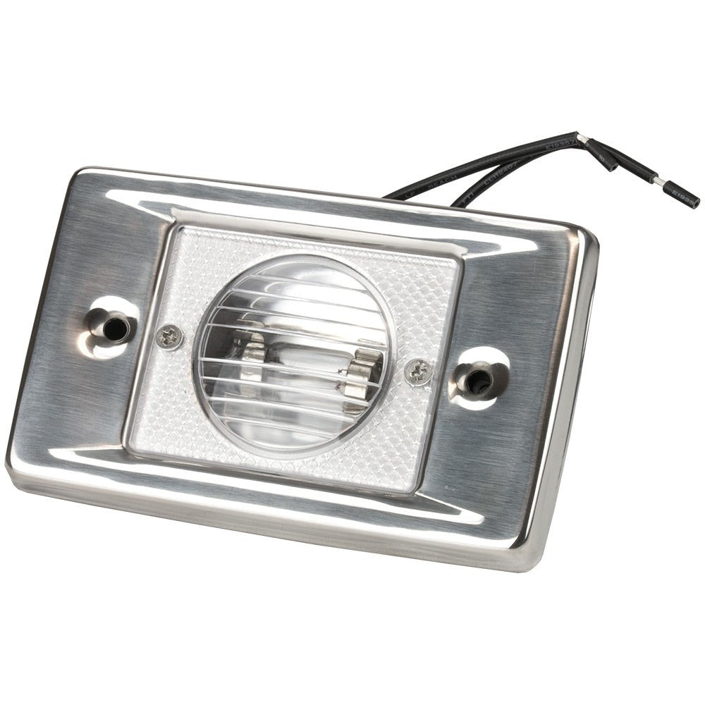 Sea-Dog Stainless Steel Rectangular Transom Light [400136-1] - Houseboatparts.com