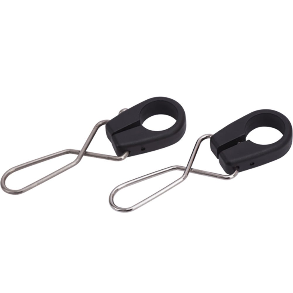 Sea-Dog Nylon Flagpole Pennant Mounts Stainless Clips - Pair [328197-1] - Houseboatparts.com