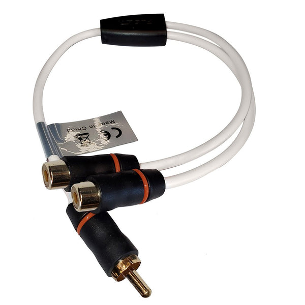 Fusion RCA Cable Splitter - 1 Male to 2 Female - 1 [010-12896-00] - Houseboatparts.com