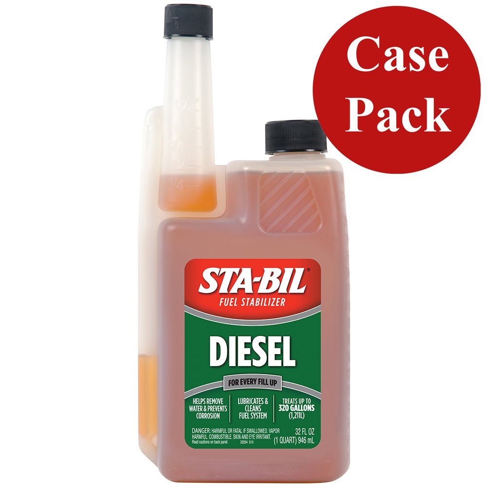 STA-BIL Diesel Formula Fuel Stabilizer Performance Improver - 32oz *Case of 4* [22254CASE] - Houseboatparts.com