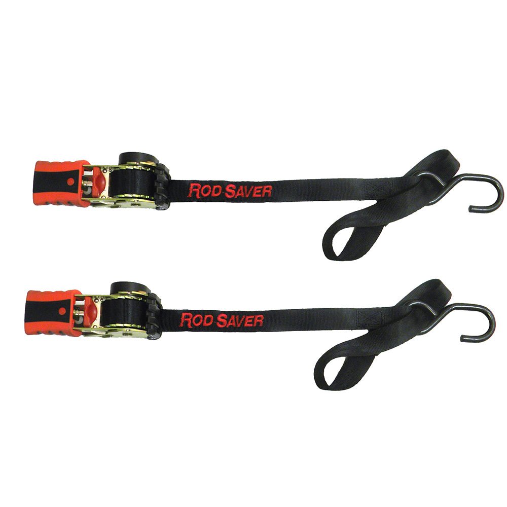 Rod Saver Mini Retractable Tie Down w/Soft Hook - 50" - Pair [RT50SH] - Houseboatparts.com