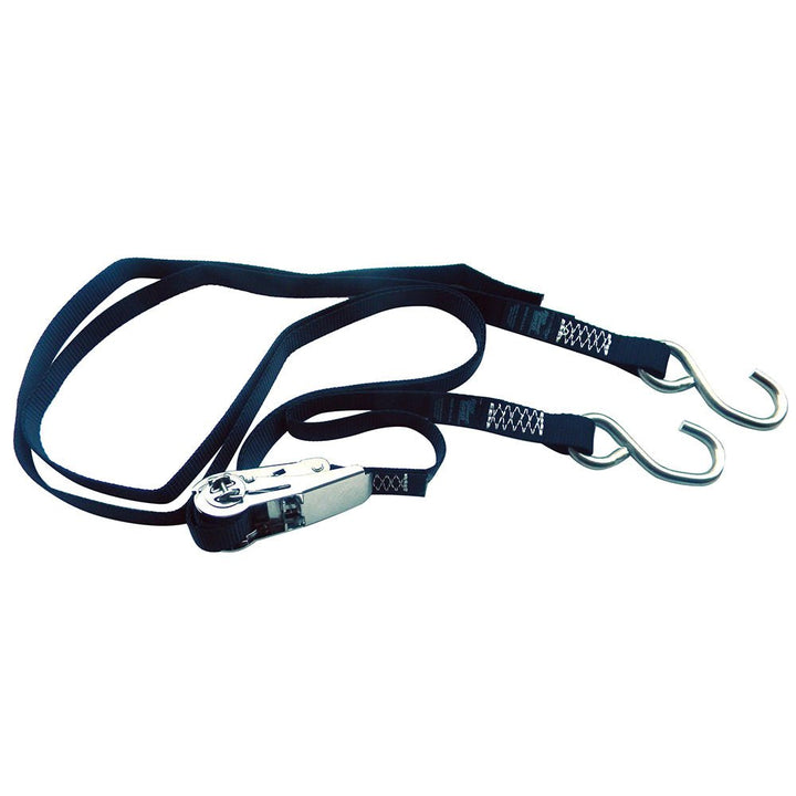 Rod Saver Stainless Steel Ratchet Gunwale Tie-Down - 1" x 16 [SSRGW16] - Houseboatparts.com