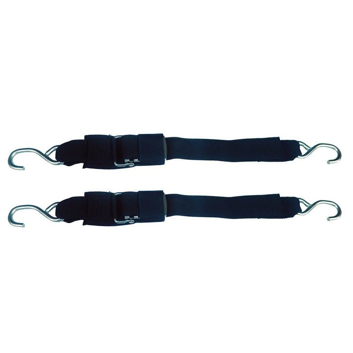 Rod Saver Stainless Steel Quick Release Transom Tie-Down - 2" x 3 - Pair [SS/QRTD3] - Houseboatparts.com