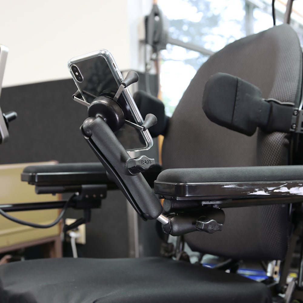 RAM Mount X-Grip Phone Mount f/Wheelchair Armrests [RAM-B-238-WCT-2-UN7] - Houseboatparts.com