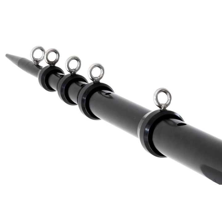 Tigress XD Telescoping Aluminum Outrigger Poles - 18 - 1 - 1/2" OD - Black [88925 - 1] - Houseboatparts.com