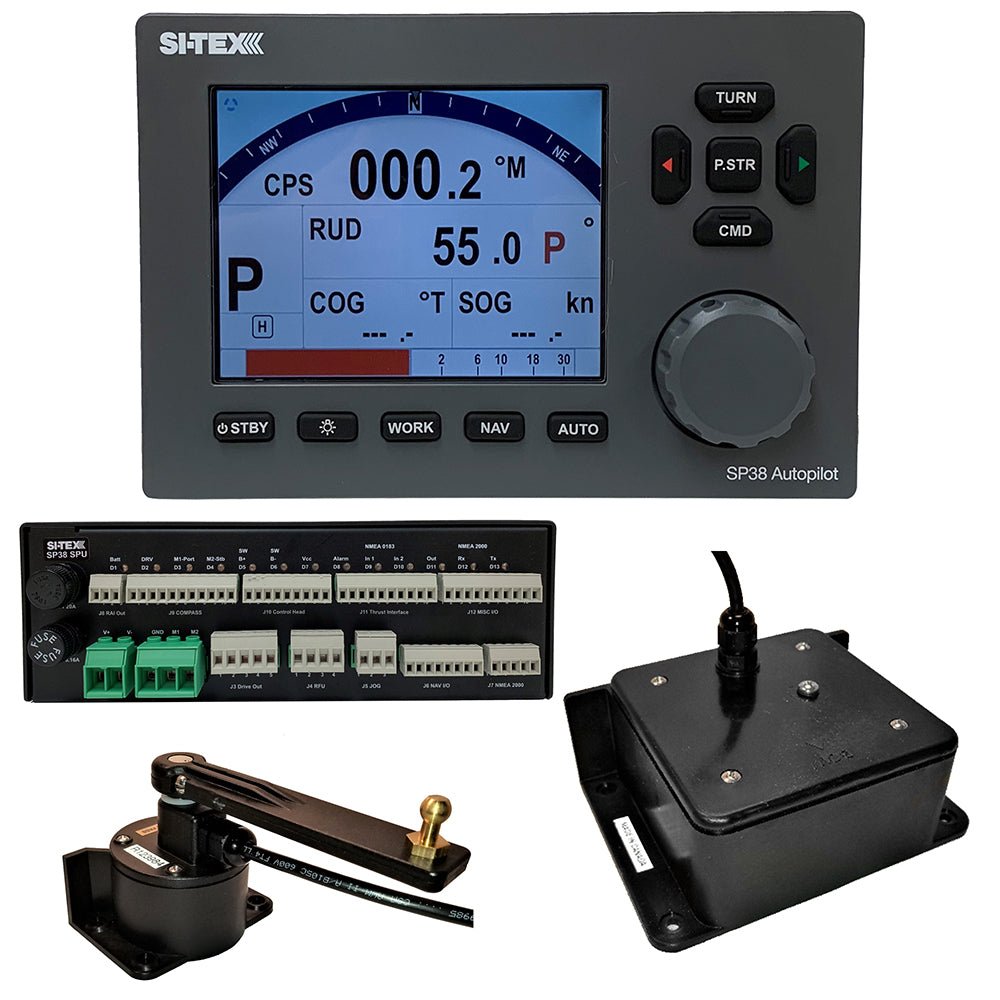 SI-TEX SP38-2 Autopilot Core Pack Including Flux Gate Compass Rotary Feedback, No Pump [SP38-2] - Houseboatparts.com