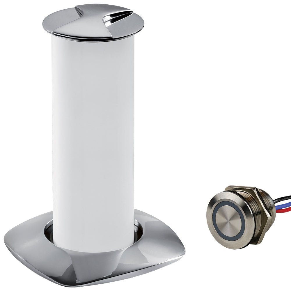 Sea-Dog Aurora Stainless Steel LED Pop-Up Table Light - 3W w/Touch Dimmer Switch [404610-3-403061-1] - Houseboatparts.com