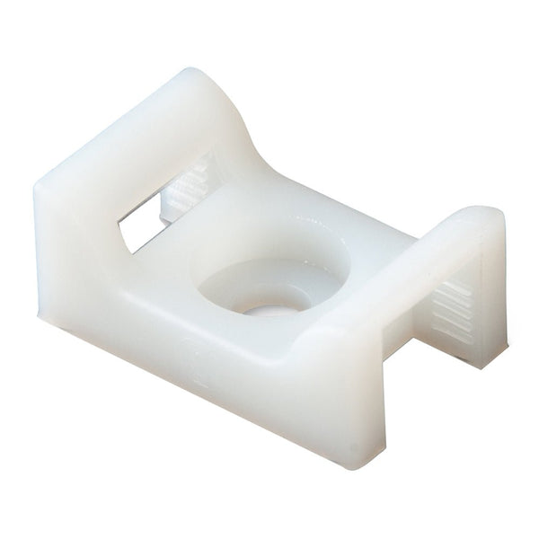 Ancor Cable Tie Mount - Natural - #10 Screw - 100-Piece [199263] - Houseboatparts.com