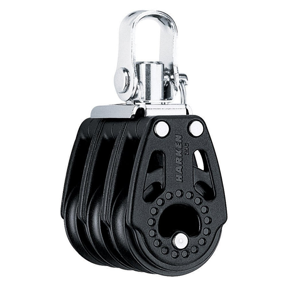 Harken 29mm Triple Carbo Air Block w/Swivel [344] - Houseboatparts.com