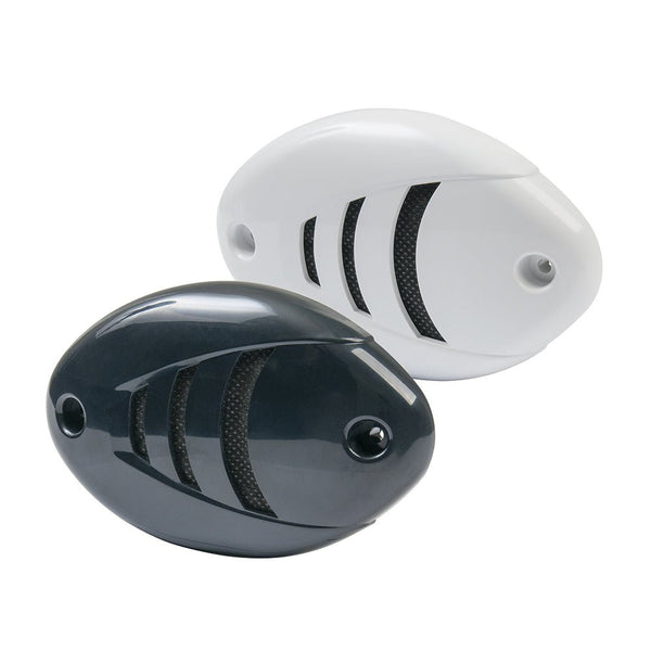 Marinco 12V Drop-In Low Profile Horn w/Black White Grills [10080] - Houseboatparts.com