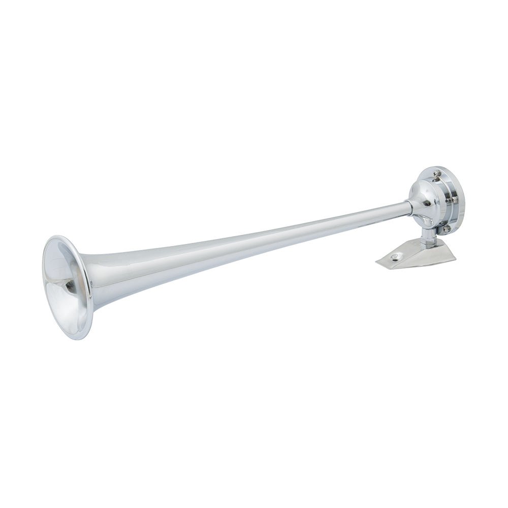 Marinco 12V Chrome Plated Single Trumpet Air Horn [10105] - Houseboatparts.com