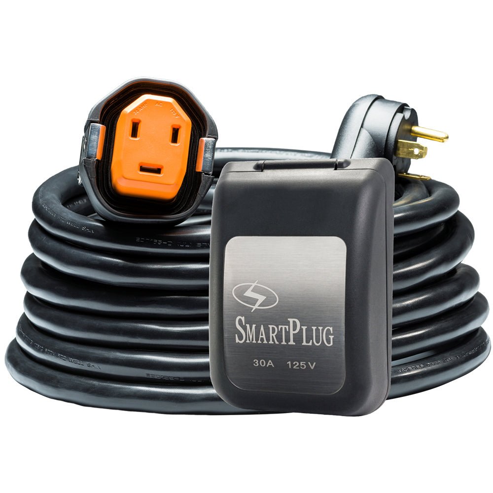 SmartPlug RV Kit 30 AMP Dual Configuration Cordset Black Inlet Combo - 30 [R30303BM30PB] - Houseboatparts.com