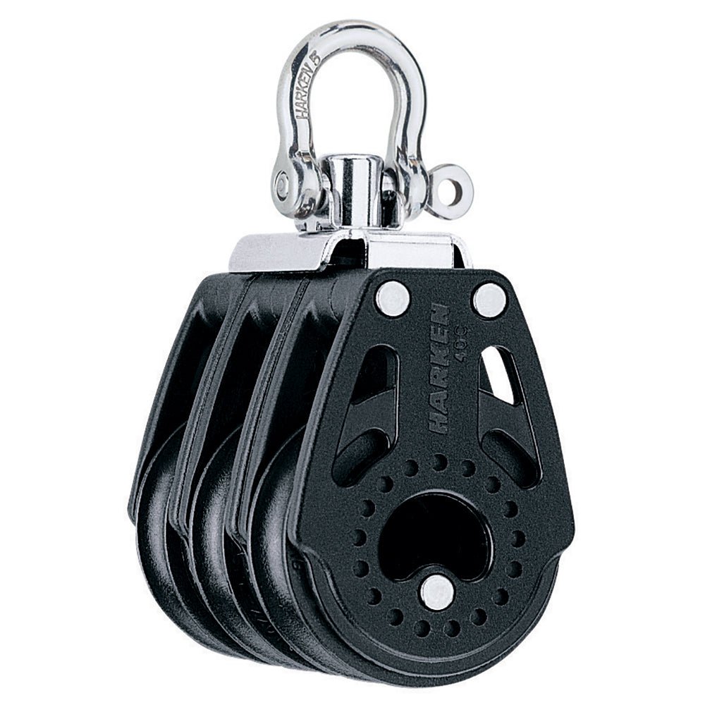 Harken 40mm Carbo Air Triple Swivel Block [2640] - Houseboatparts.com