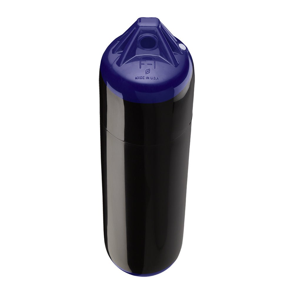 Polyform F-1 Twin Eye Fender 6" x 24" - Black [F-1-BLACK] - Houseboatparts.com