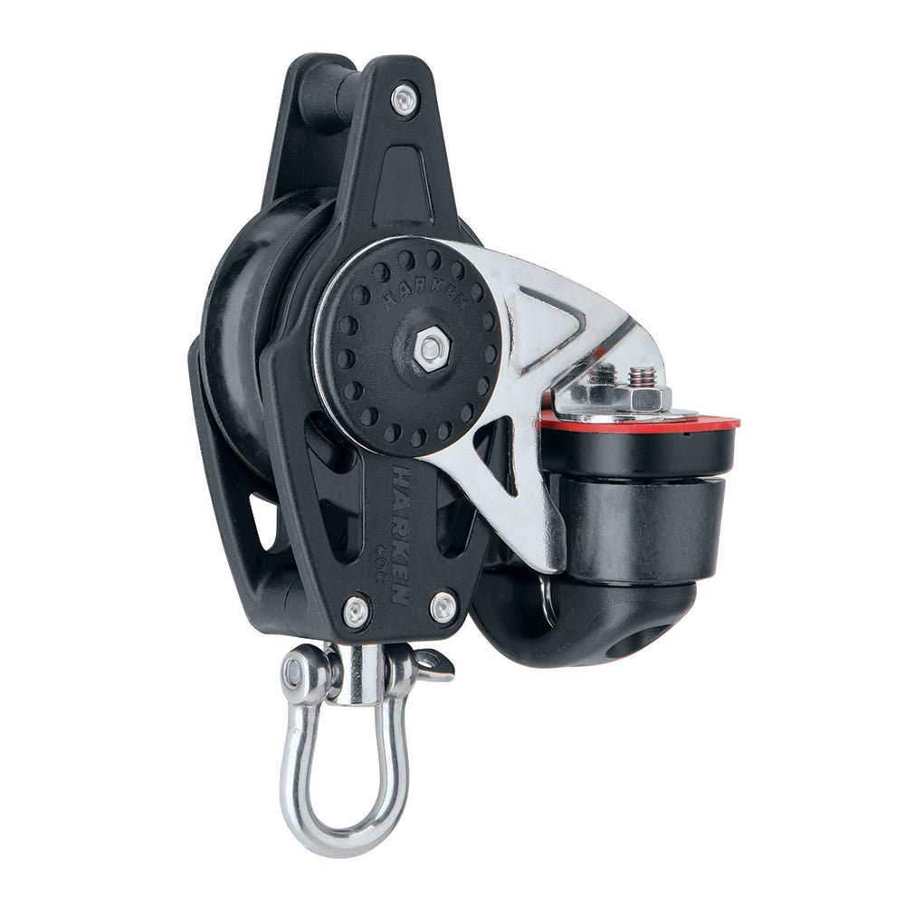 Harken 40mm Carbo Air Block w/Cam Cleat Becket [2646] - Houseboatparts.com