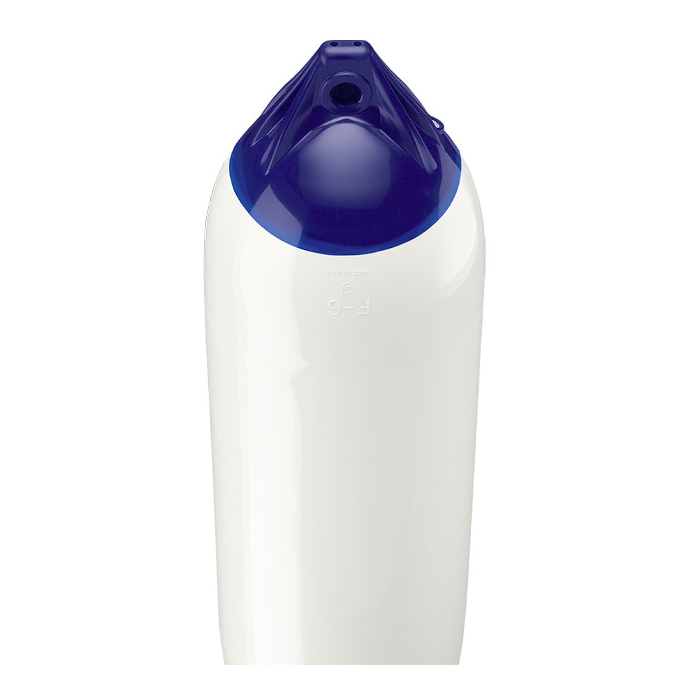 Polyform F-6 Twin Eye Fender 11" x 42" - White [F-6-WHITE] - Houseboatparts.com