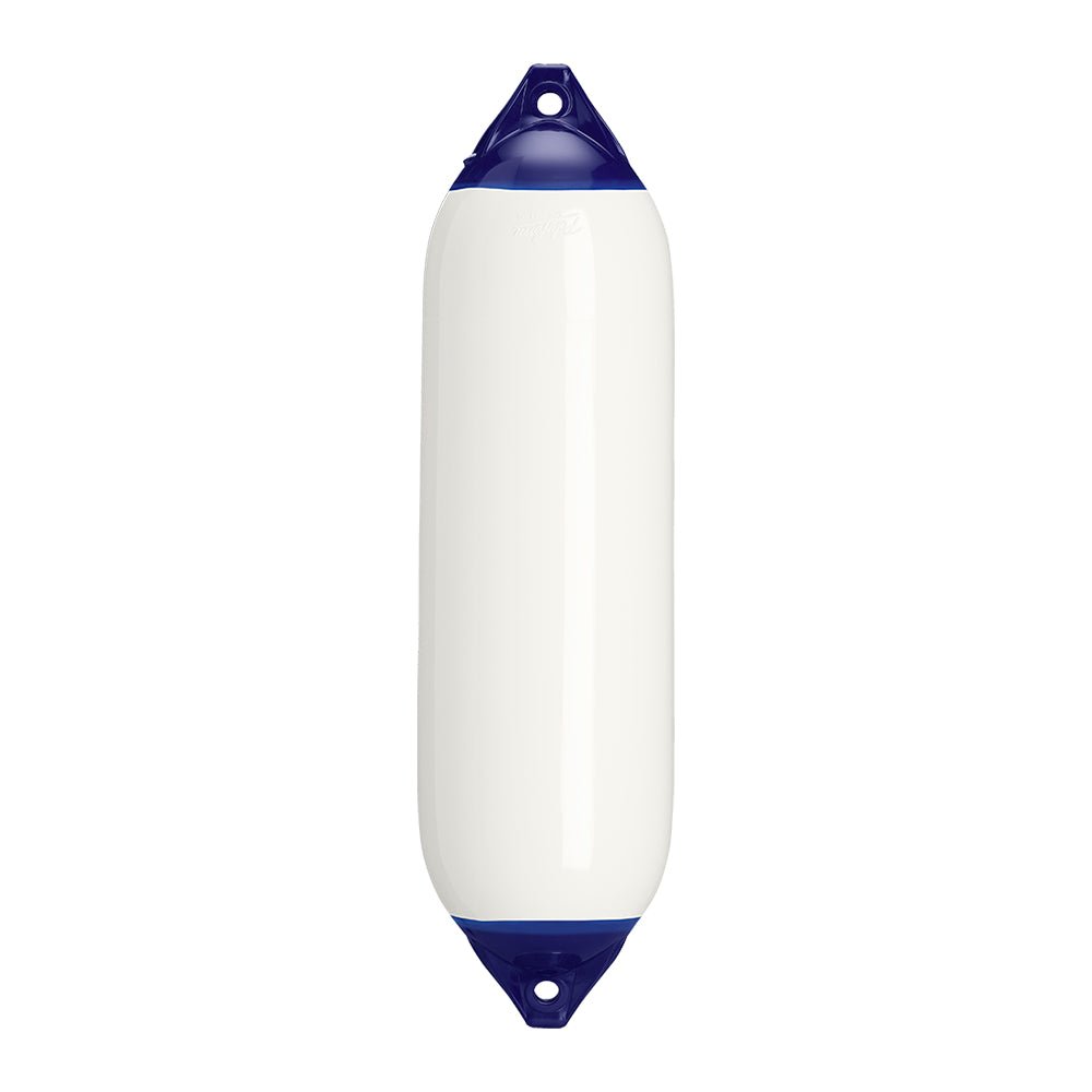 Polyform F-6 Twin Eye Fender 11" x 42" - White [F-6-WHITE] - Houseboatparts.com