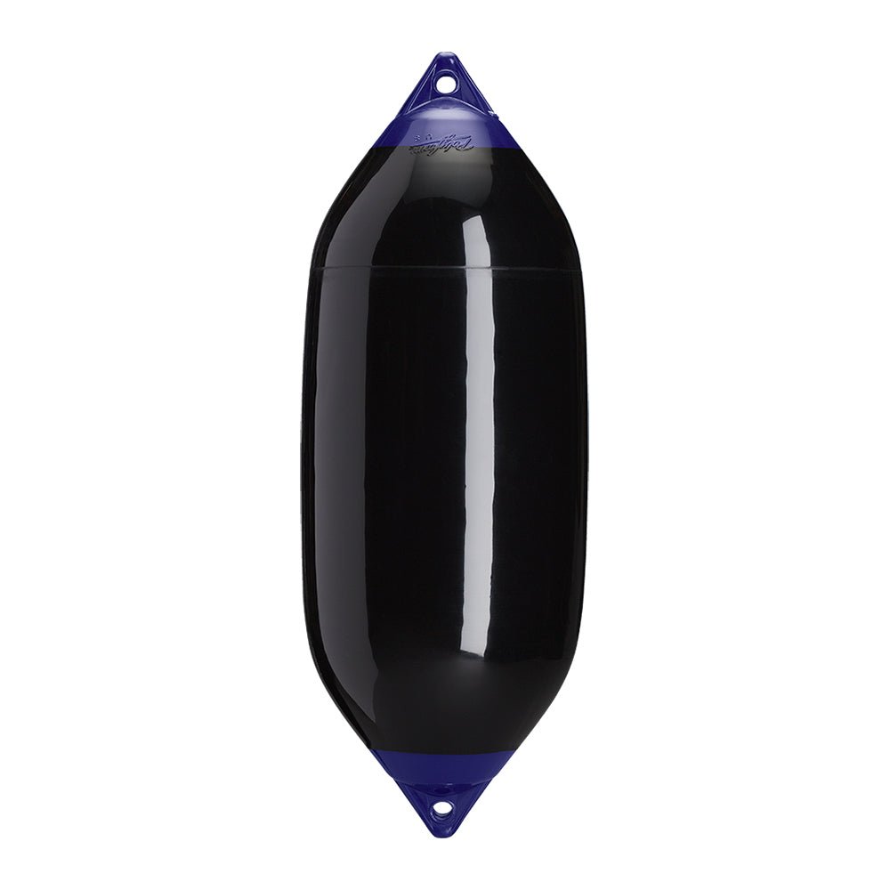 Polyform F-7 Twin Eye Fender 15" x 41" - Black [F-7-BLACK] - Houseboatparts.com