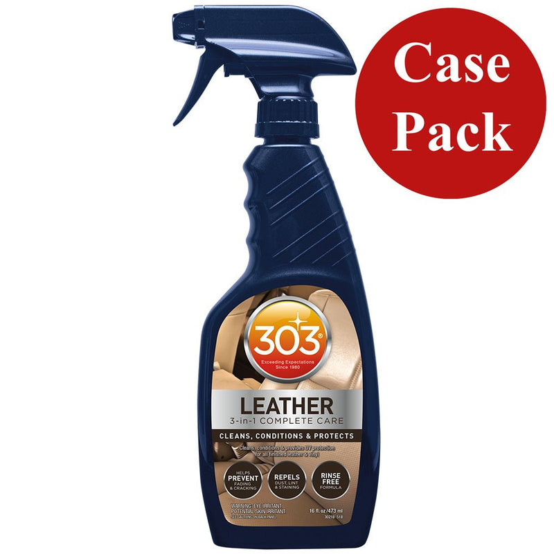 303 Automotive Leather 3-In-1 Complete Care - 16oz *Case of 6* [30218CASE] - Houseboatparts.com