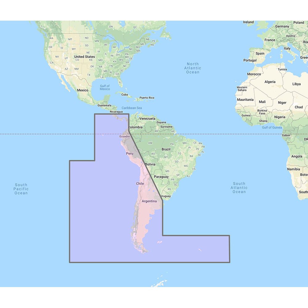 Furuno South America West Coast - Costa Rica to Chile to Falklands Vector Charts - Unlock Code [MM3-VSA-500] - Houseboatparts.com