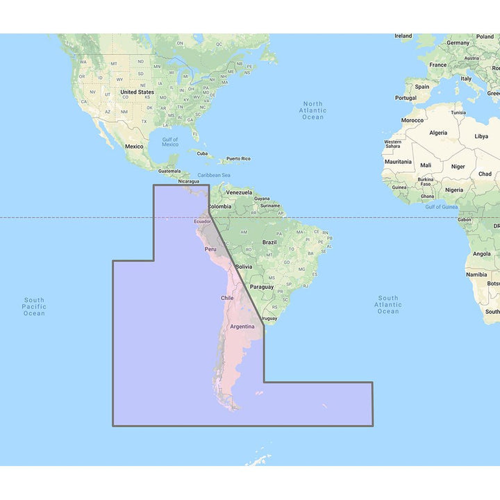 Furuno South America West Coast - Costa Rica to Chile to Falklands Vector Charts - Unlock Code [MM3-VSA-500] - Houseboatparts.com