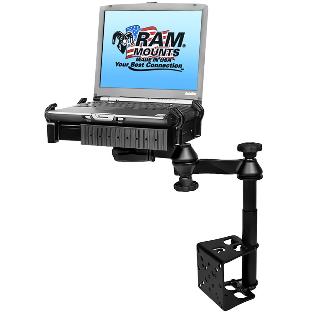 RAM Mount RAM Vertical Drill-Down Laptop Mount [RAM-VB-184T-SW1] - Houseboatparts.com