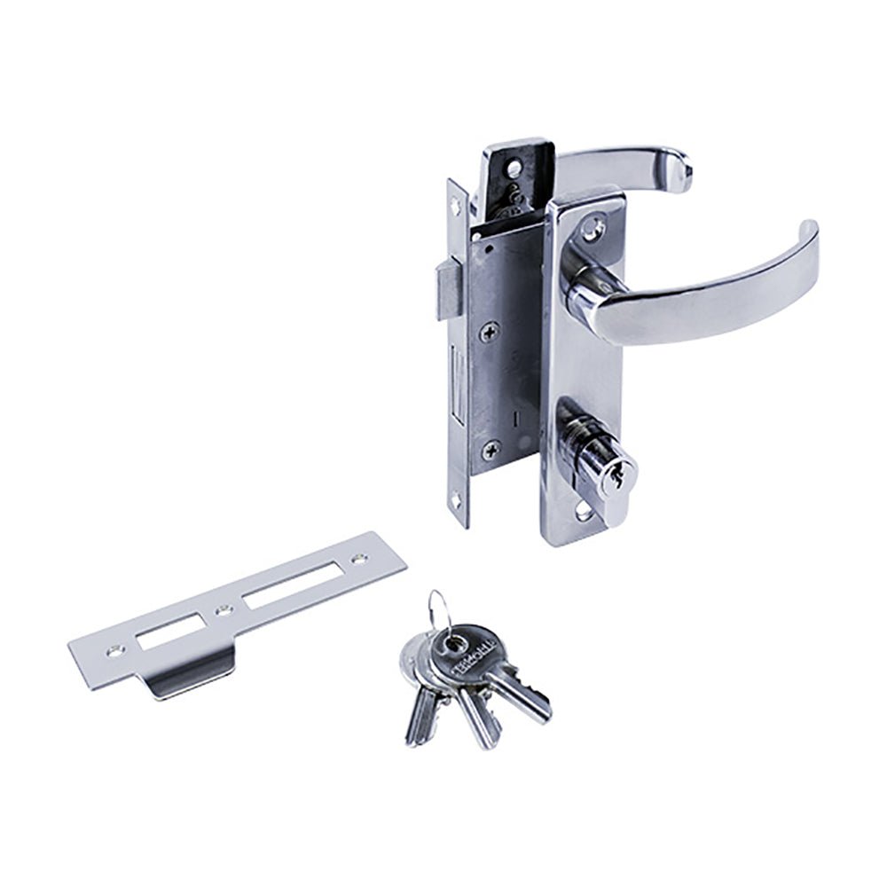 Sea-Dog Door Handle Latch - Locking - Investment Cast 316 Stainless Steel [221615-1] - Houseboatparts.com