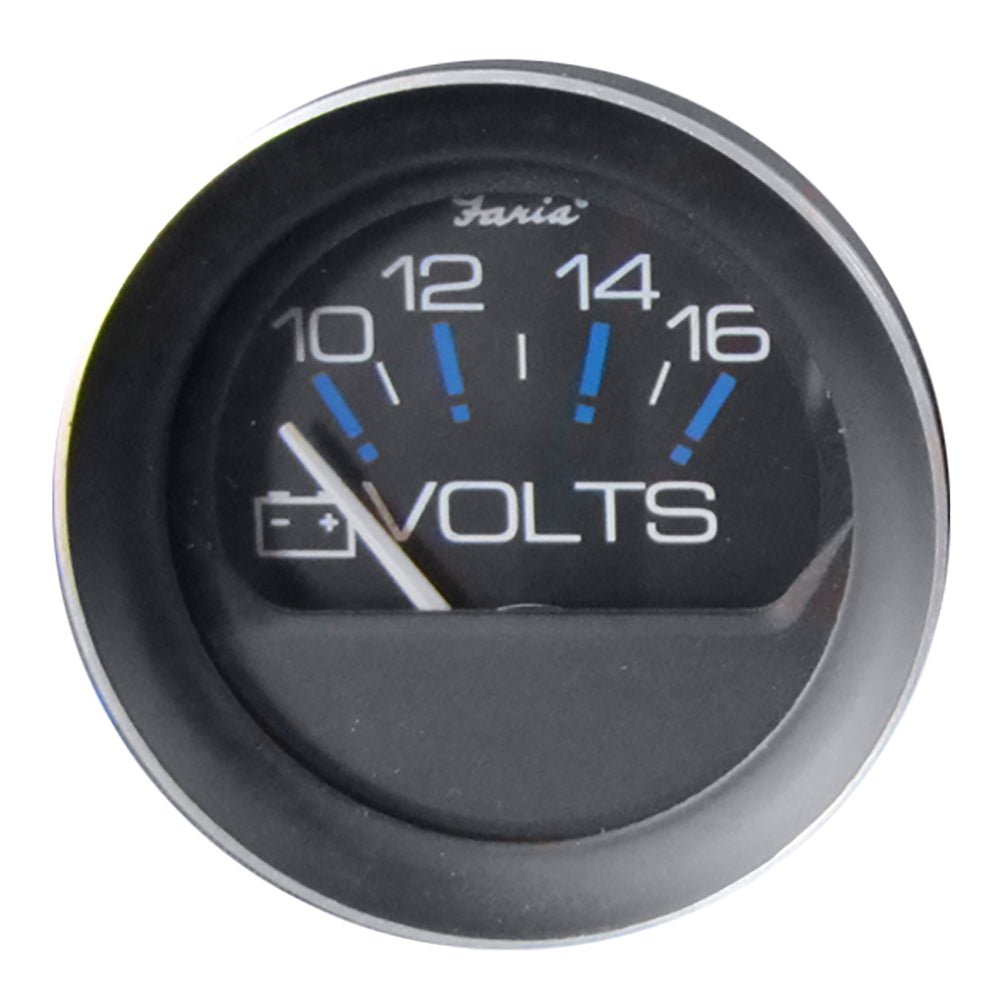 Faria Coral 2" Voltmeter (10-16 VDC) [13010] - Houseboatparts.com