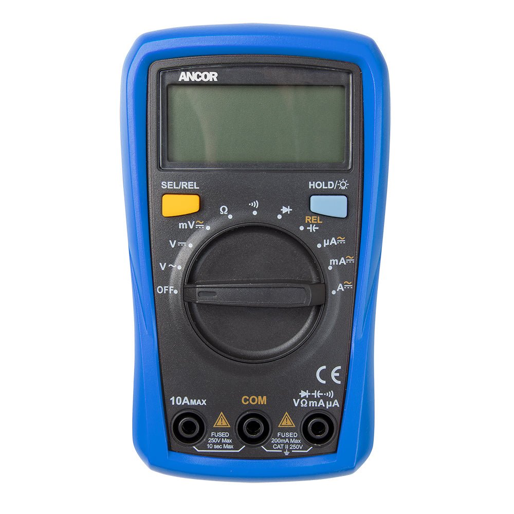 Ancor 8 Function Digital Multimeter [703072] - Houseboatparts.com