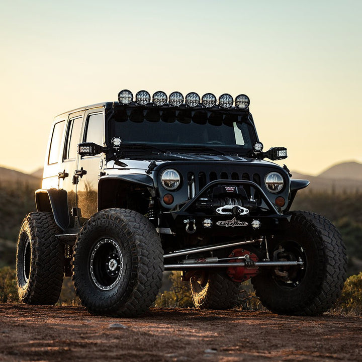 RIGID Industries 360-Series 6" LED Off-Road Fog Light Drive Beam w/Blue Backlight - Black Housing [36207] - Houseboatparts.com