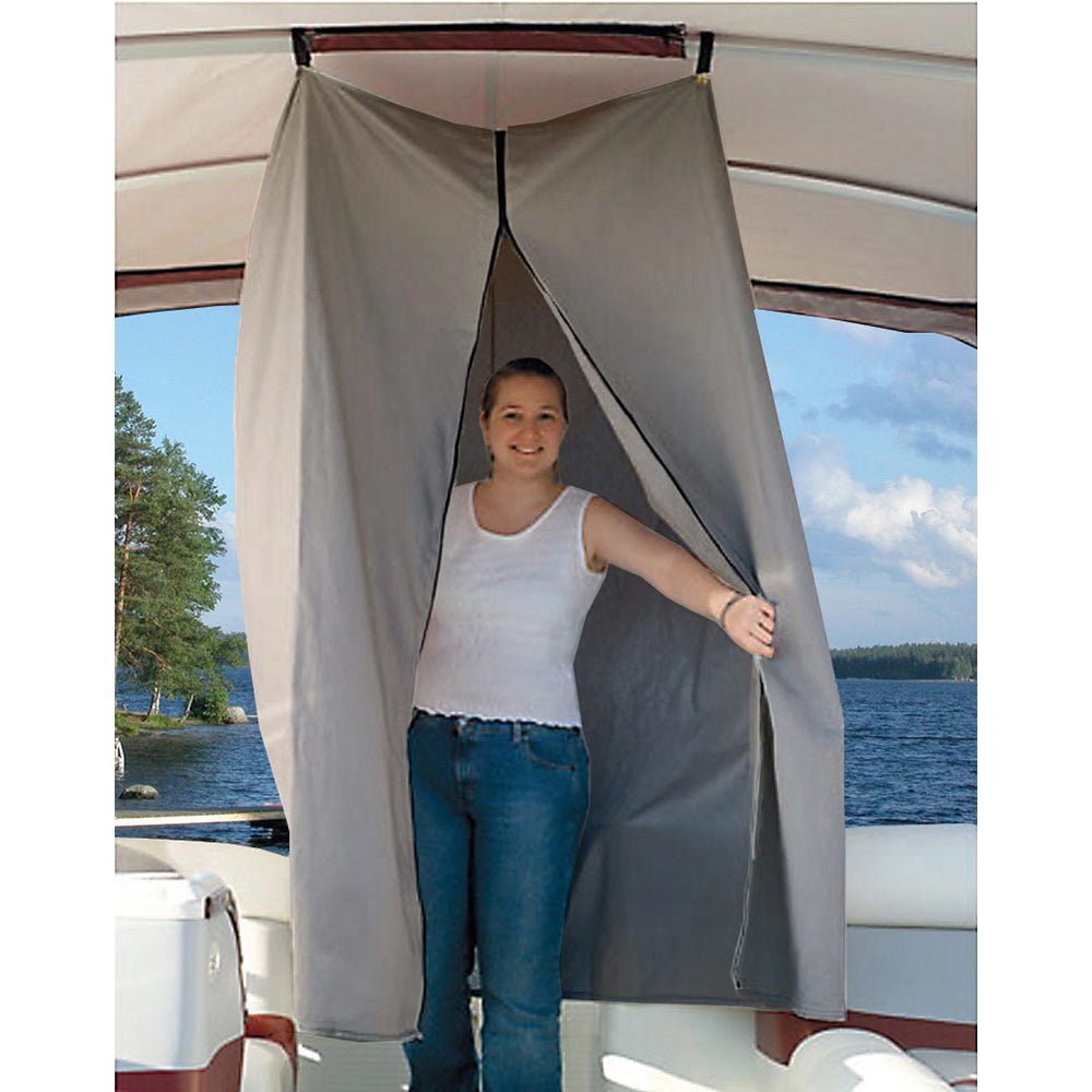 Taylor Made Easy-Up Privacy Partition - Grey [67867] - Houseboatparts.com