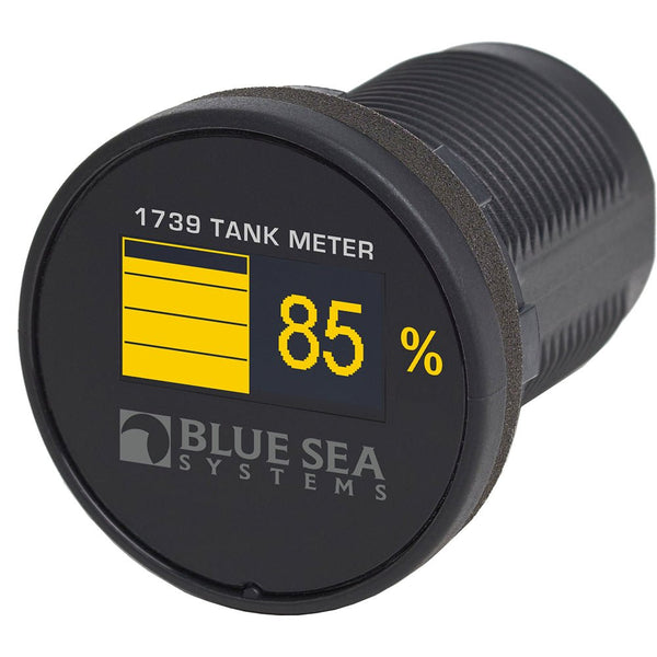 Blue Sea 1739 Mini OLED Tank Meter - Yellow [1739] - Houseboatparts.com