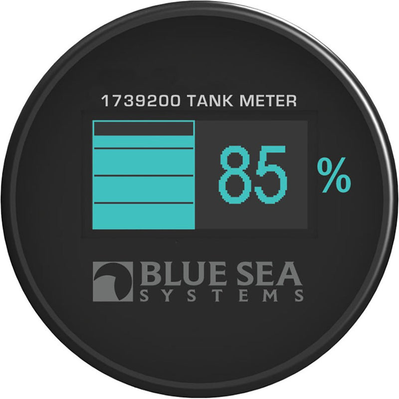 Blue Sea 1739200 Mini OLED Tank Meter - Blue [1739200] - Houseboatparts.com