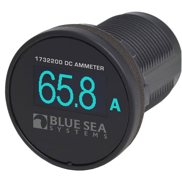Blue Sea 1732200 Mini OLED Ammeter - Blue [1732200] - Houseboatparts.com