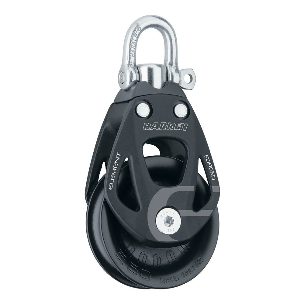 Harken 60mm Single Aluminum Element Block w/Swivel [6260] - Houseboatparts.com