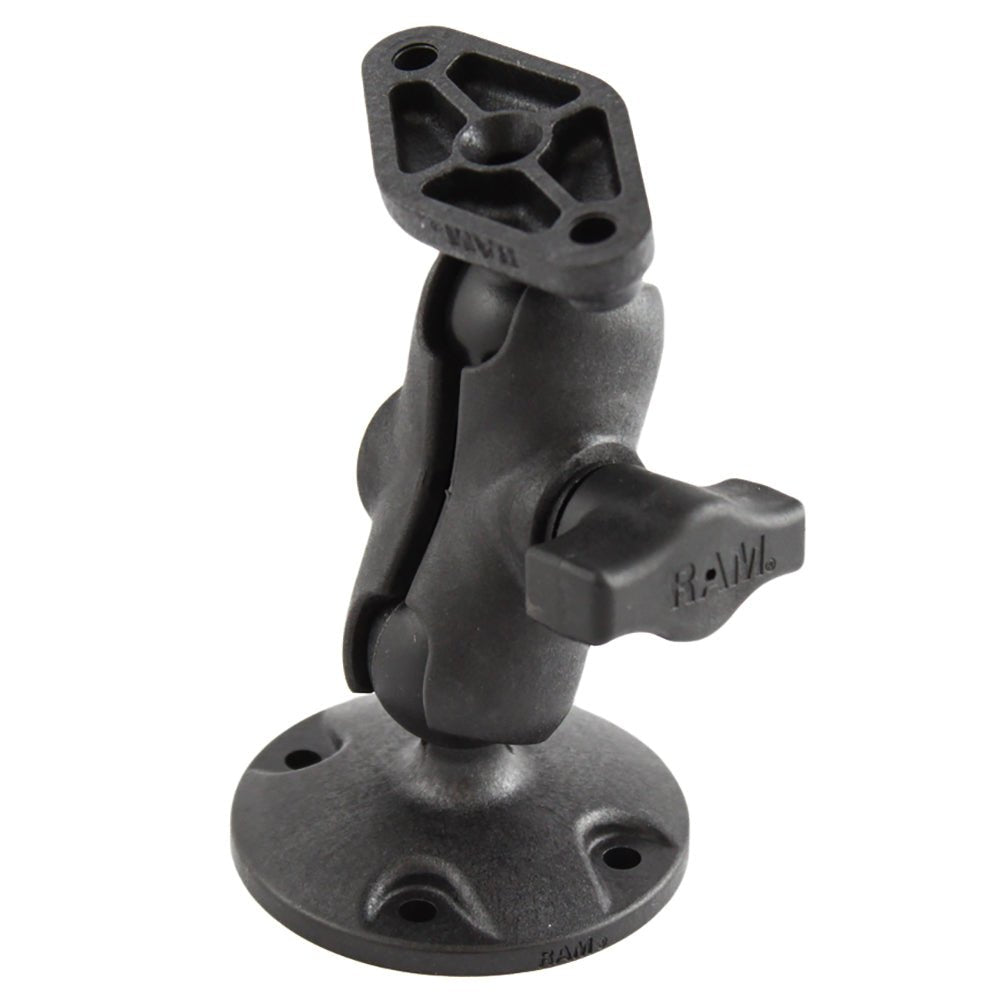 RAM Mount RAM High-Strength Composite Drill-Down Mount w/Diamond Plate [RAP-B-138-AU] - Houseboatparts.com